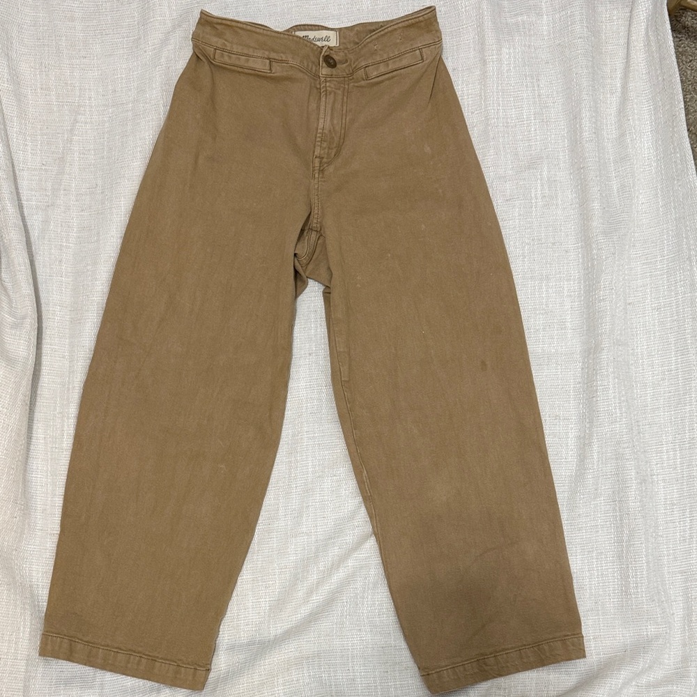 Madewell Petite Curvy Emmett Wide Leg Pants